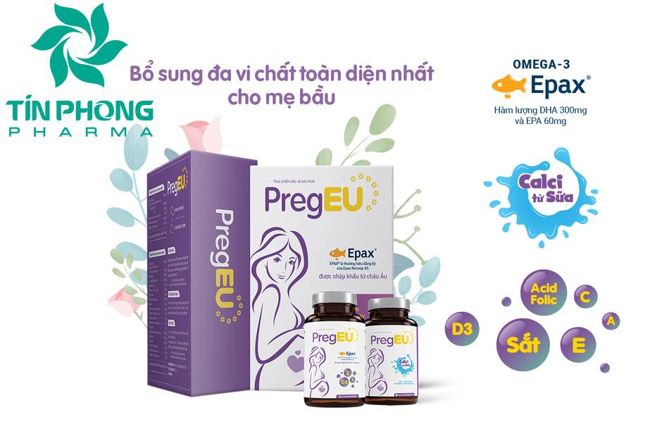 PregEU là vitamin tổng hợp cho bà bầu có nguồn gốc từ Việt Nam đang được đánh giá cao