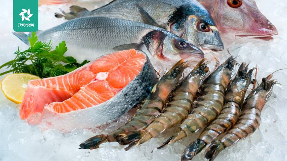 Các loại cá béo và hải sản sẽ giúp cung cấp đa dạng dưỡng chất cho bà bầu