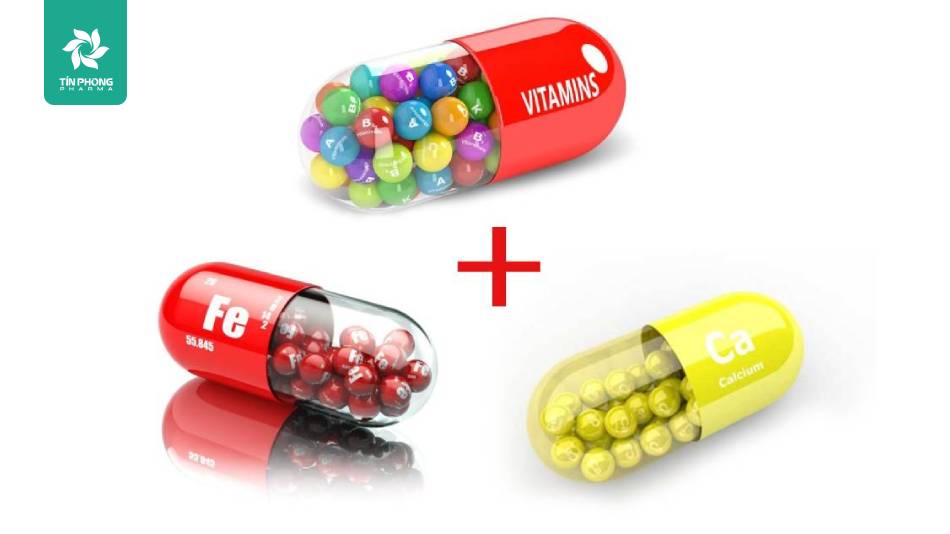 Uống vitamin tổng hợp có cần uống thêm sắt và canxi không
