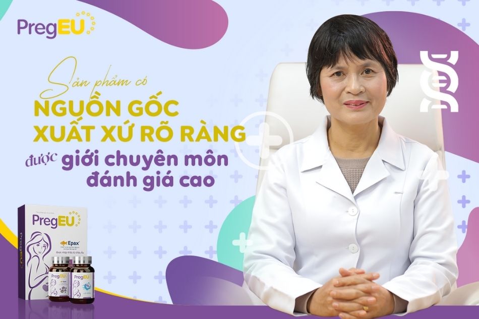 PregEU được TS. BS Lê Thị Hải - Nguyên GĐ Trung tâm khám và tư vấn dinh dưỡng Viện Dinh dưỡng Quốc gia khuyên dùng.
