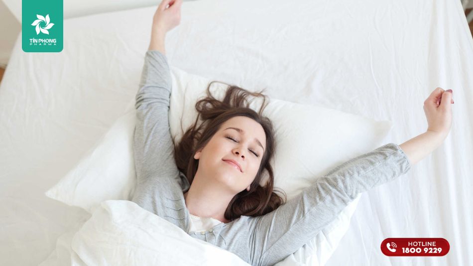 Ngủ đủ giấc giúp cải thiện tình trạng chậm kinh