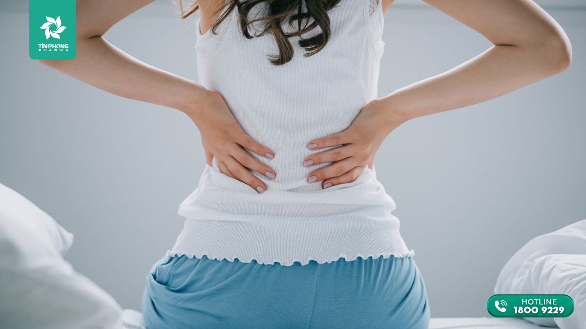 Nguyên nhân gây đau lưng khi đến tháng